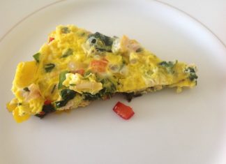 Frittata Z Papryką I Szpinakiem