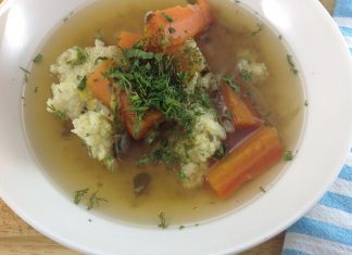 Super energetyczny rosół według Pani Stefanii