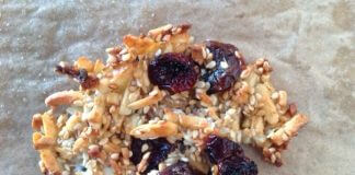 PROSTE CIASTECZKA MIGDAŁOWE Z ŻURAWINĄ