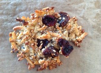 PROSTE CIASTECZKA MIGDAŁOWE Z ŻURAWINĄ