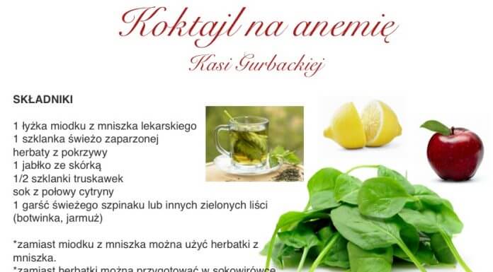 KOKTAJL NA ANEMIĘ