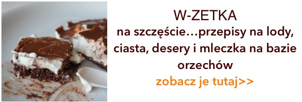 przepisy na mleczka z orzechów