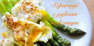 SZPARAGI Z JAJKIEM SADZONYM