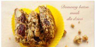 CO JEŚĆ NA DRUGIE ŚNIADANIE I PODWIECZOREK-DOMOWY BATON MUSLI