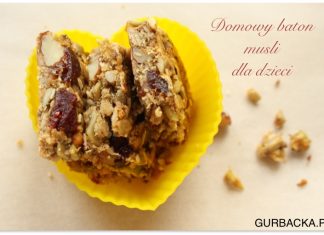 CO JEŚĆ NA DRUGIE ŚNIADANIE I PODWIECZOREK-DOMOWY BATON MUSLI