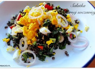 SAŁATKA Z CZARNEJ SOCZEWICY