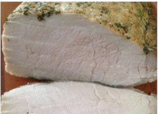 Schab pieczony z chilli i ziołami-idealny na kanapkę