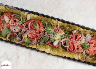 Tarta bezglutenowa z pesto i pomidorami tarta bezglutenowa