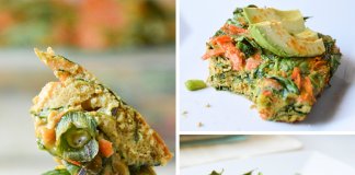 Szpinakowa zapiekanka z jajkiem i kurkumą