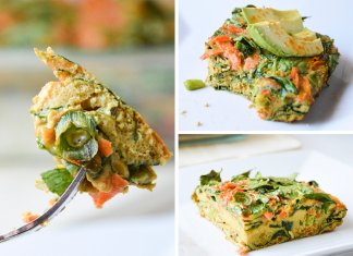 Szpinakowa zapiekanka z jajkiem i kurkumą