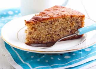 Ciasto bananowe z kurkumą