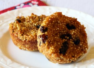 BABECZKI JAGLANE Z JABŁKIEM I RODZYNKAMI