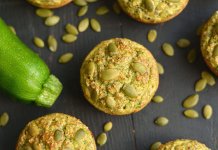 MUFFINY CUKINIOWE Z PESTKAMI DYNI