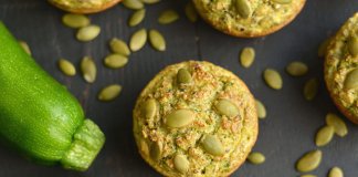 MUFFINY CUKINIOWE Z PESTKAMI DYNI