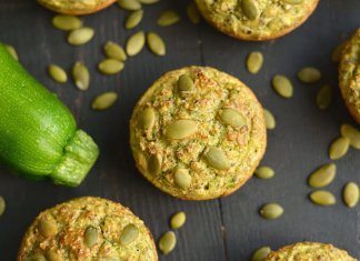 MUFFINY CUKINIOWE Z PESTKAMI DYNI