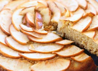 CIASTO JAGLANE Z JABŁKAMI (BEZ GLUTENU I MLEKA)