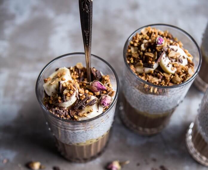 pudding chia z bananami