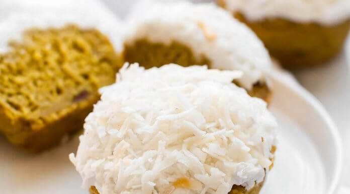 PRZEPIS NA MUFFINKI ANANASOWE Z KURKUMĄ przepis na muffinki ananasowe