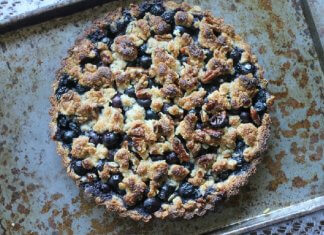 TARTA Z BORÓWKAMI AMERYKAŃSKIMI tarta z borówkami