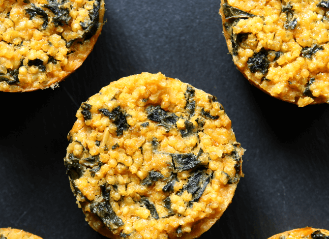 WYTRAWNE MUFFINKI JAGLANE wytrawne muffinki z jarmużem