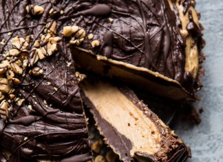 TARTA Z KREMEM Z MASŁA ORZECHOWEGO tarta z kremem