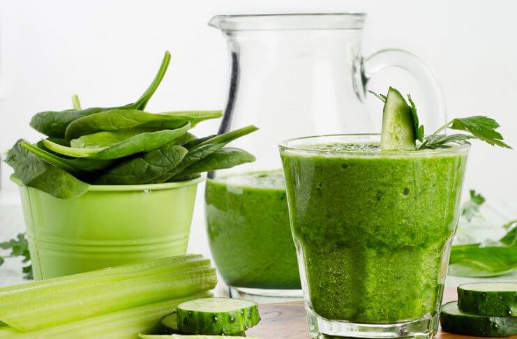 ZIELONY KOKTAJL NA PŁASKI BRZUCH zielony koktajl