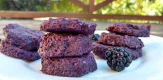 MAKARONIKI KOKOSOWO-JEŻYNOWE (TYLKO CZTERY SKŁADNIKI) makaroniki