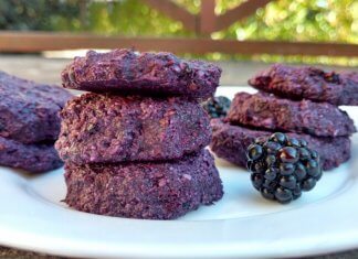 MAKARONIKI KOKOSOWO-JEŻYNOWE (TYLKO CZTERY SKŁADNIKI) makaroniki