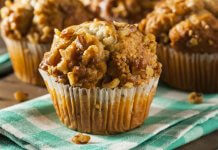 Najlepsze bananowe babeczki z orzechami